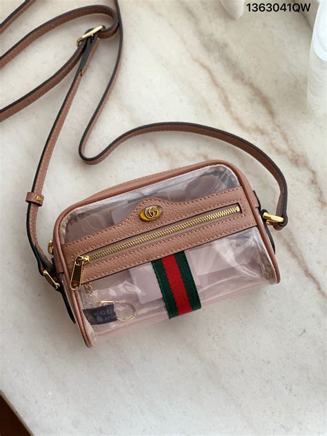 gucci bag clear|transparent gucci bag.